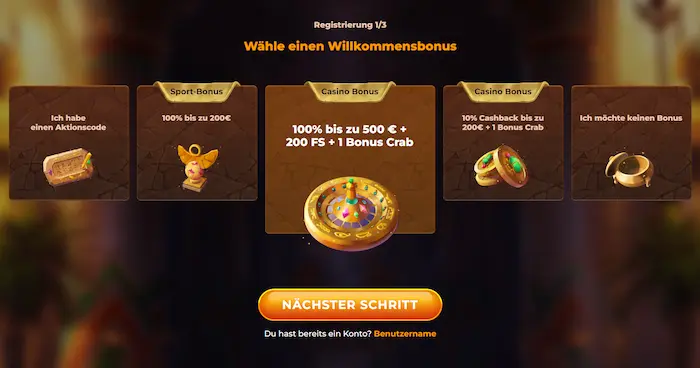 AmunRa Casino bonus